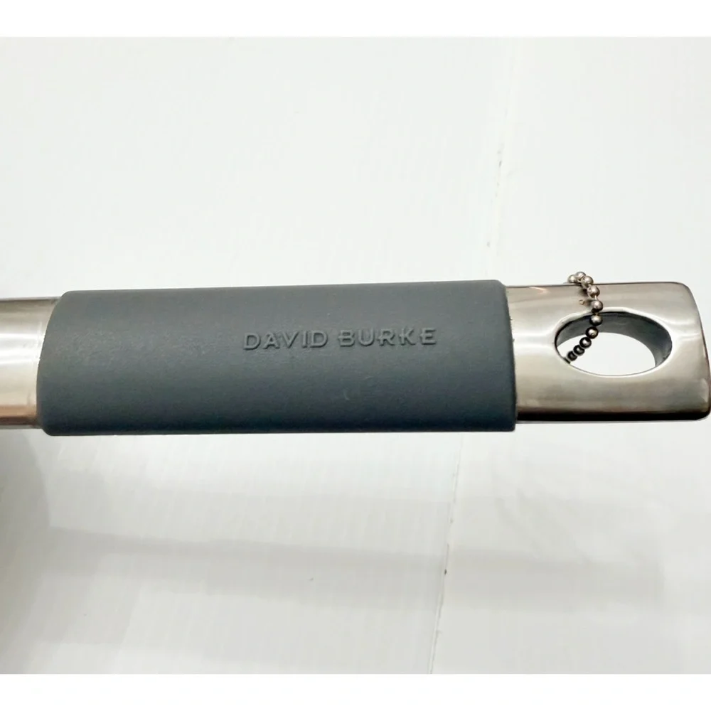 David Burke Gourmet Pro Stainless Saucepan with Lid 1.3 Qt